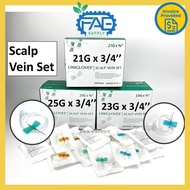 Butterfly Needle Scalp Vein Set  21G 23G 25G 27G 100pcs/box Winged Infusion Set Sterile Rapid Venous
