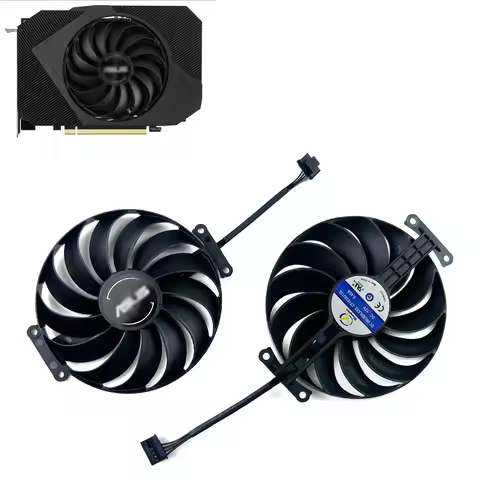 NEW Cooling 95MM CF1010U12S FDC10U12D9-C DC12V 6Pin Graphics fan for ASUS Phoenix Radeon RX 6400 4GB