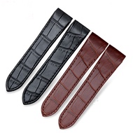▬✁ Genuine Leather watch strap For cartier Santos Santos 100 men's and women's leather Watchband 20mm 23mm