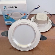 Waseo Silver 7Watt LED Downlight 3 colors