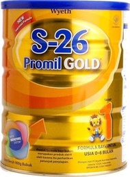 Susu Bayi S-26 Promil Gold Tahap 1 / Susu Bayi 0-6 bulan - 900 gr