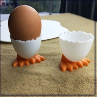 MUNDAN 1/2/4Pcs Egg Cup Holder Opener Boiled Cute Eggs Container