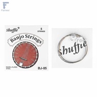[Flameer] 05 Banjo Strings Gauge Sizes 5-Stringed Banjo Strings Retail Card Instrument Accessories