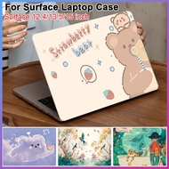 Plastic PC Shell Skin For Microsoft Surface Laptop Go Go2 3 4 5 13.5 15 Inch Cover Shockproof PC Thin Hard Laptop Clear Glossy Laptop Case 	 I4TC