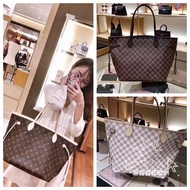sling bag✘♧▼LV Louis Vuitton handbags NEVERFULL presbyopia bag checkerboard handbag shoulder bag M41