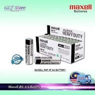MAXELL GENUINE AA R6P 4P SUPER HEAVY DUTY BATTERY (4PCS / 20PCS / 40PCS)
