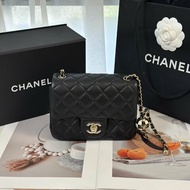 CHANEL 經典口蓋包方胖子 17 - 足球黑金