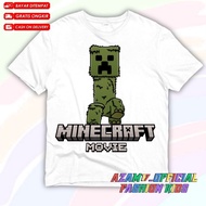 Minecraft Movie Creeper Kids T-Shirt Free Name / Kids T-Shirt Creeper Minecraft Movie