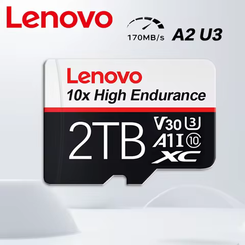Lenovo 2TB 512GB 128GB Memory Card Micro TF High-Speed Optimized for iPhone 16 Pro Max 48MP ProRAW P