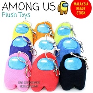 😍READY STOCK😍 AMONG US TOY CUTE AMONG US PLUSH TOYS KEYCHAIN STUFFED DOLL LOVELY DOLL STRESS RELIEF 