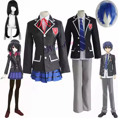 Date A Live Natsumi Yatogami Tohka Itsuka Shido Origami Tokisaki Kurumi School Uniform Anime Jk Girl
