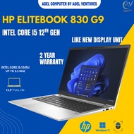 (DISPLAY UNIT) HP EliteBook 830 G9 Intel i5 12th Gen RAM DDR5 |14'' Touch Screen | 2 Year Warranty
