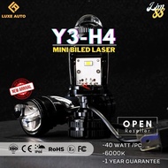 Mini Biled Y3 - H4 Double Beam Projector Headlight High Beam