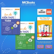 Book - board Mastering Grade 6 Math Knowledge Using Mind Maps - Volume 1 + 2