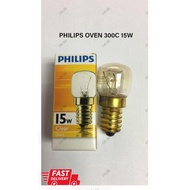 Philips E14 15W & 25w 240V 300C T22 Clear Oven bulb