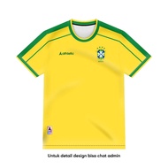 Jersey Fantasy BRAZIL - HOME 1998-2000 Fullprinting Top - ATHLETIC SPORTWEAR KIDS