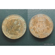 1865-1868 2 1/2ESCUDO ISABELLA II(SPAIN) H O B B Y I S T C O L L E C T I O N