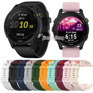 Textured Silicone Strap Sports Band For Garmin Forerunner 255 255s Music
