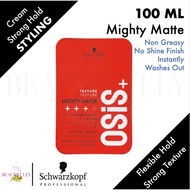 Schwarzkopf Professional OSiS+ Mighty Matte 100ML - Texture Ultra Strong Matte Creme Fudge Wax Easy 