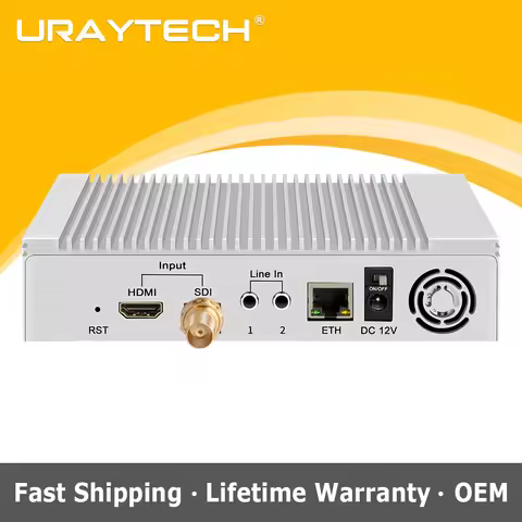 URayTech 4K60 H.265 H.264 12G 6G 3G HD SD SDI HDMI to IP Live Streaming Broadcast Video Encoder for