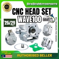 EX5 DREAM / WAVE100 RACING FULL CNC CYLINDER HEAD SET 25/29 COMPLETE ASSY 100% ORI ESPADA