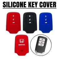 Honda City Accord CRV 2014-2018 Silicone Car Key Cover Remote Cover Kunci Sarung Kunci Kereta Casing