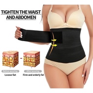 5-6M Bengkung Bersalin Pantang Korset Waist Trainer Body Shaper Sweat Slimming Belt Shapewear Women Belt Wraps BENGKONG