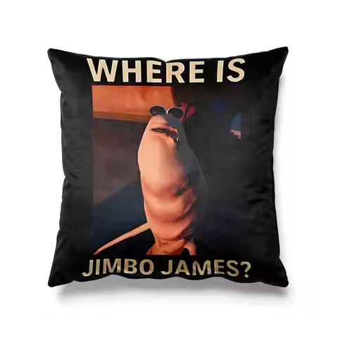 Marcus Worm Meme Pillow Case, Humorous Theme Party Decoration for Social Events and Friends Gatherin