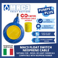 MAC3 Float Switch with 5-meters NEOPRENE Cable and Counterweight for Cistern Storage Tank Water Pump