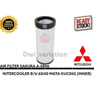 [DISKON] FILTER UDARA INTERCOOLER B/U 6D40 MATA KUCING (INNER) ORIGINAL PRODUUK SAKURA A-5806