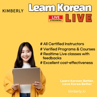 Korean Language Live Online Class E-Voucher _KIMBERLY