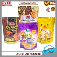 HS1390 Ever Delicious Cookies Chocolate Salted Yolk Yam Butter Cookies 150gr