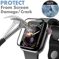 For APPLE Watch Series 9 8 7 6 5 4 3 2  Film 41mm 45mm 44mm 40mm Screen Protector 40mm 44mm for iWatch 9 8 7 4 5 6 T500 FT50 FK78 T68 U78plus W26 X7 FK88 HW12 Screen Protector
