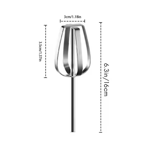 2X Electric Hand Mixer,Stainless Steel Stirring Whisk,Immersion Blender Cordless Hand Mixer Whisk,3S