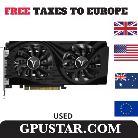 USED YESTON RADEON AMD RX 6750 GDDR6 GRE 10G D6 Graphics Card 160bit rx6750 AMD Graphic Card for PC 