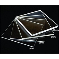 [mica 20x30cm] Transparent Hard mica Plastic Sheet For Aquarium, Glass Box, Toy, Aquarium Filter Wall (Thickness From 2mm ~ 5mm)