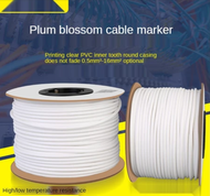 PVC Marking Tube Sleeve Handwriting Ferrule Printing Machine Number Plum Tube Wire Sleeve Blank Cabl