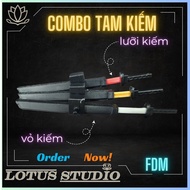 Combo of 3 Swords with Sheath for Dummy 13 / LOTUS STUDIO