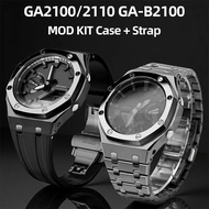 GA2100 GAB2100 Stainless Steel Watch Case & Band Mod Kit for Casioak GA-2100 GA-B2100 Modified Metal
