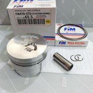 Piston piston piston kit bore up FIM 70 diameter 65.5 66 66.5 67 67.5 68mm pen pin 14mm DOME Raw CUSTOM