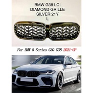BMW G38 LCI 5 SERIES DIAMOND CHROME + CHROME GRILLE