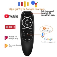G10S Pro Air Mouse Điều Khiển Từ Xa Với Giọng Nói Và Con Quay Hồi Chuyển Không Dây 2.4GHz IR Học Tập