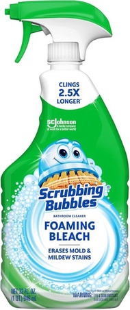 Scrubbing Bubbles - Scrubbing Bubbles 泡沫漂白浴室同淋浴清潔消毒噴劑，有效去除黴菌同黴漬，32安士