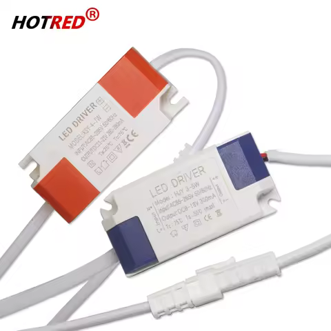 LED Driver 300mA 280mA 1W 3W 5W 7W 12W AC 110V 220V To DC9V 12V 15V 21V 24V 48V Lighting Transformer