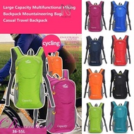 NARCIS Mountaineering Bag, 36-55L Waterproof Hiking Backpack,  Casual Multifunctional Large Capacity