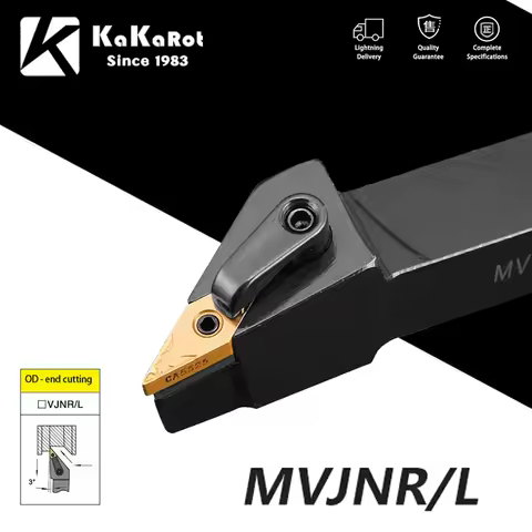 KaKarot External Turning Tool Holder MVJNR2020K16 MVJNR1616K16 MVJNR2525M16 VNMG160408 Carbide Inser