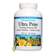 Omega Factors by Natural Factors, Ultra Prim Evening Primrose Oil, Promotes Women's and Immune Healt