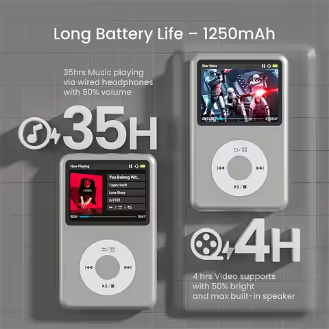 128GB ipod classic reproductor mp3 player bluetooth speakers & radio receiver, video, hifi lecteur d