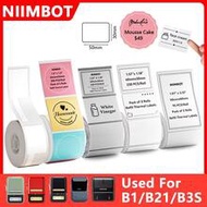 Niimbot Thermal Labels White/Cable/Colored/Transparent Round Stickers Waterproof Self-Adhesive Compa