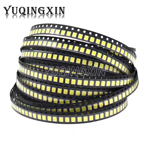 SAMIROB 100pcs High Brightness SMD LED 3V 6V 9V 18V 36V 2835 1W 0.5W 0.2W White 150MA/100MA/30MA/60M